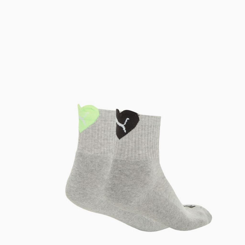 Puma Heart Logo Crew Socks 2-Pack 93855502 Size 35-38