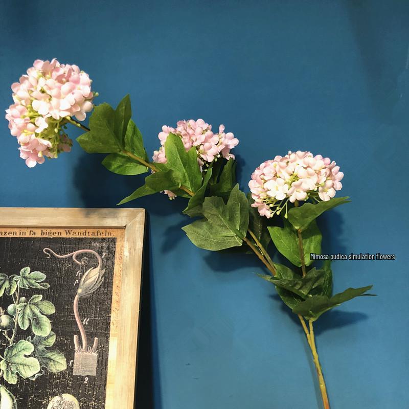 Искусственный цветок Гидрангия шелковая, три головки, для свадебного и домашнего декора