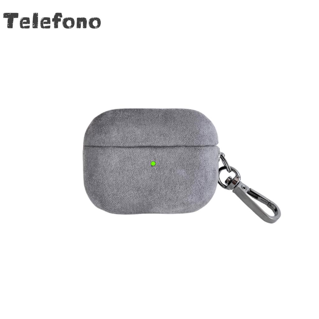 Suede Texture Protective Case for Apple AirPods 1/2, Pro, 3rd & 4th Gen Bluetooth Earphones