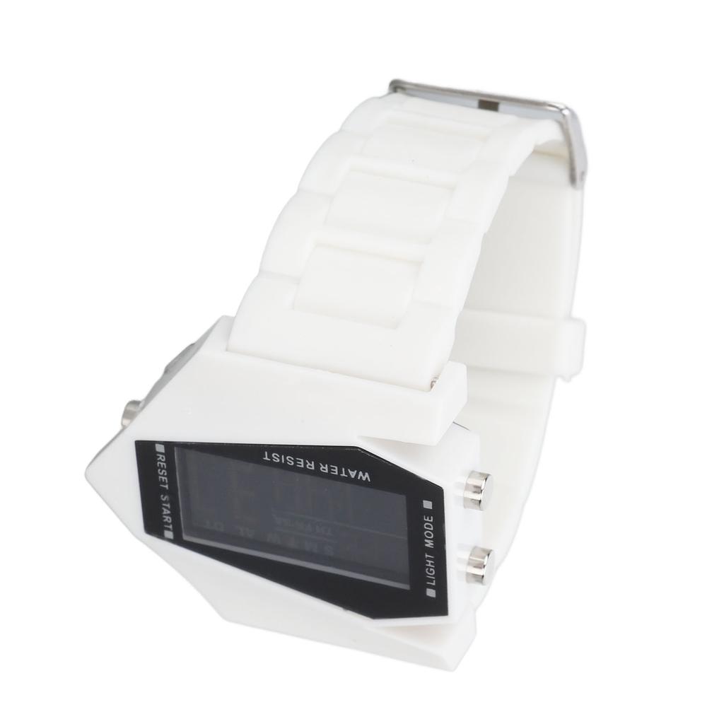 Sport Elektronisk Klokke Dato Vis Alarm Funksjon Flystil Vanntett LED Elektronisk Klokke