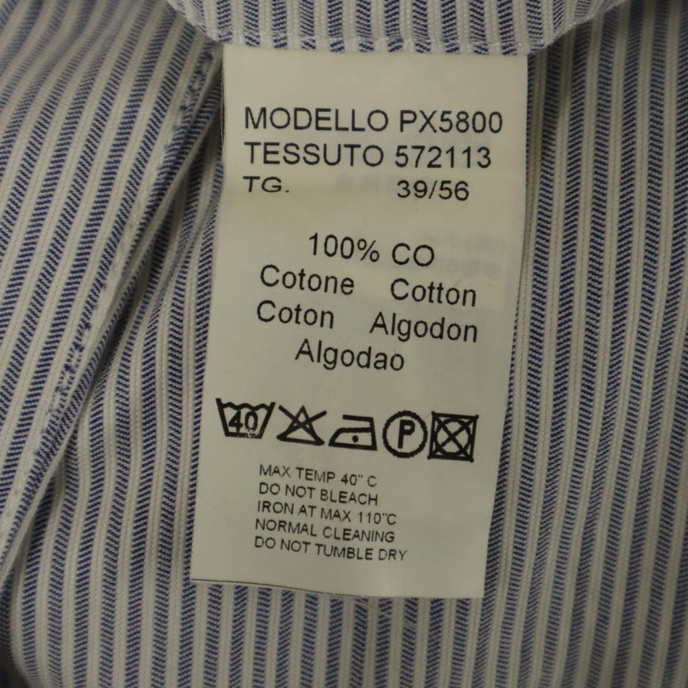 Armani Collezioni Gestreifte Lange Hose w39 Blau Biggs Herren Gebraucht