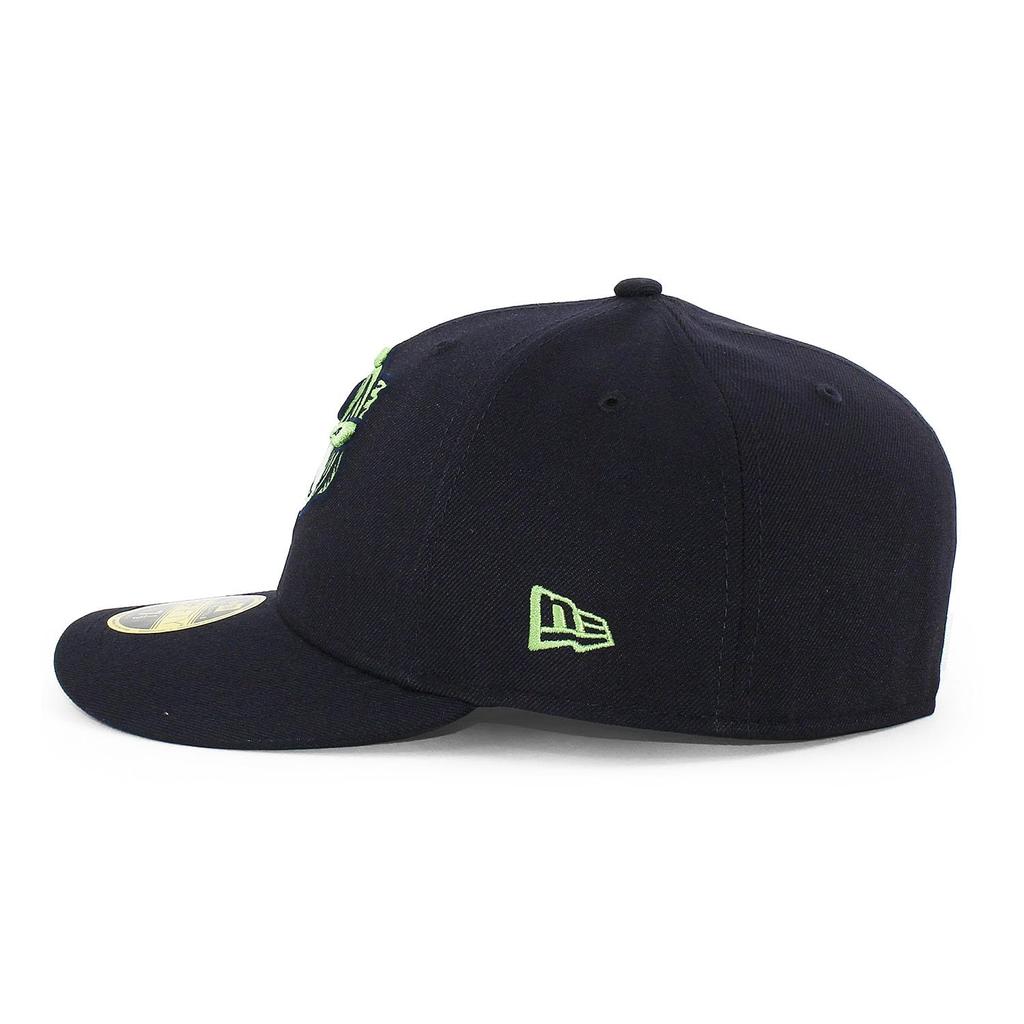 New Era Cap 59FIFTY Gwinnett Stripers MiLB ON-FIELD HOME LC LOW CROWN CAP LP Navy GWINNETT STRIPERS Braves BRAVES MINOR LEAGUE Minor League Hat 5950