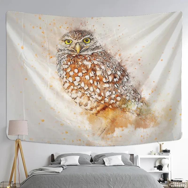 Животное Акварельная живопись Декоративный гобелен Офис Гостиная Украшение Дома Настенный — фото 15