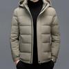 Winter Down Jacket for Men, Middle-aged and Elderly Dads, Plus Size Mid-length Jacket