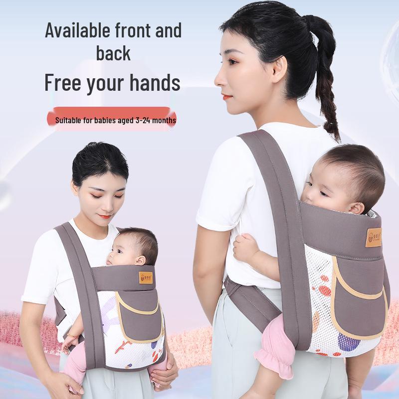 

Multifunctional Summer Baby Carrier: Front & Back, Lightweight, Ergonomic, Labor-Saving, Front-Facing Design for Outings.