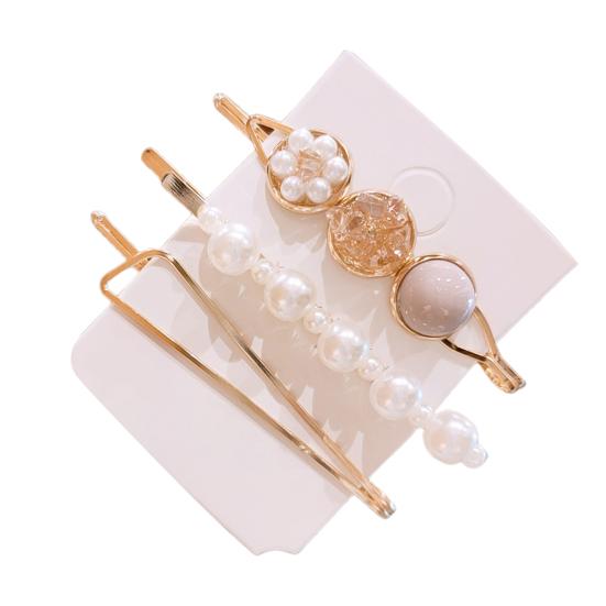 

3 шт./компл. заколки для волос из искусственного жемчуга, инкрустированные стразами, сплава, женские вечерние заколки для укладки на свадьбу светло-фиолетовый