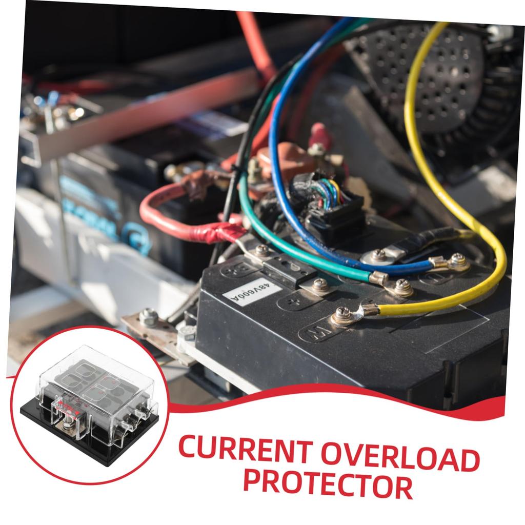 LEDMOMO Road Car Fuse Box Marine Fuse Block O