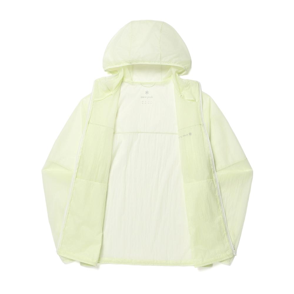 SNOWPEAK Pico Light Ultra Lightweight Women's Windbreaker Lime Mint (S26MWTWB75)