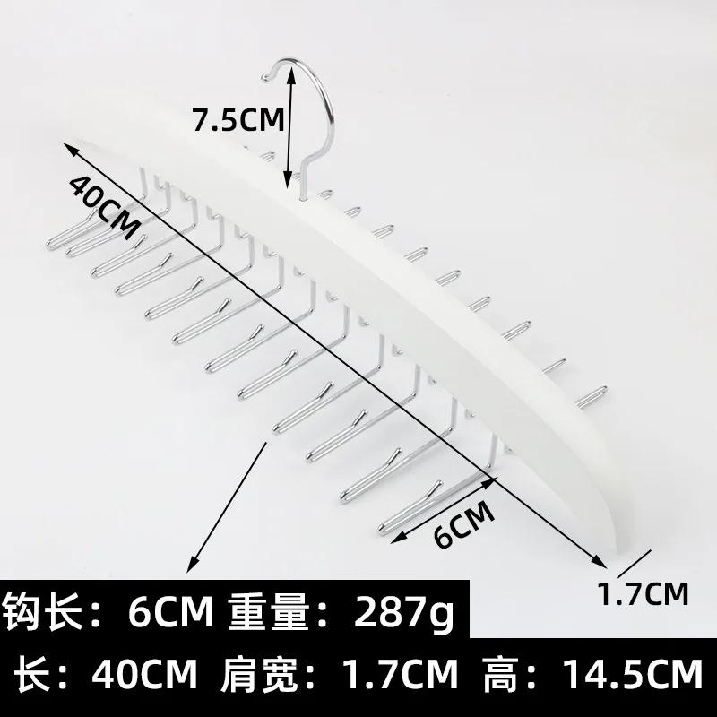 Folding Ties Storage Multifunctional Hanger For Scarves Rack Hanger Clothes Organizer Hangers Save Wardrobe Space Bedroom Closet