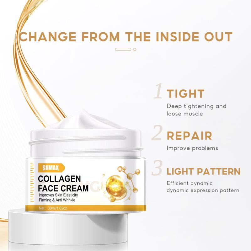 Collagen Cream 30ml Mooth Delicate Radiant and Translucent Rapid Absorption of Skin Retinol Anti Aging Serum