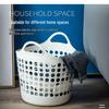 Large Bathroom Plastic Laundry Hamper for Dirty Clothes