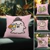 Cartoon Warm Cute Heart D-Digimon Pillow Case Pattern Printed Pillowcase for Living Room Sofa Cushion Cover & Bedroom Decor