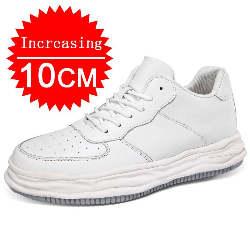 Pánské boty s výtahem 4/6/8/10CM Neviditelné zvyšující výšku Neformální boty s tlustou podrážkou Zvětšující výšku Pánské nízké tenisky