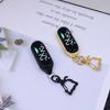 Electronic Hanging Watch Digital Display LED Watch Keychain Pocket Watch  Kids Adults