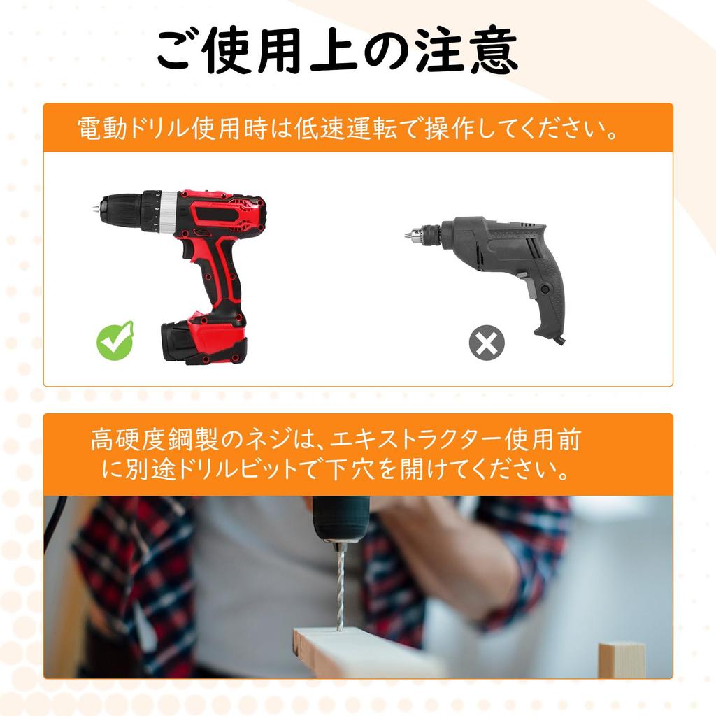 Housolution Drill Bit Includes Stripped Screw Extractor Stripped Screw Removal Broken Bolt Extractor Specialized Screw Head Thread Repair Storage Case