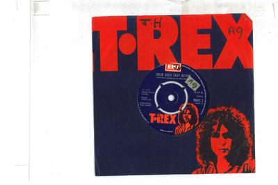 7inch Record T REX - Solid Gold Easy Action / Born To Bo MARC3 T REX 1972 UK Rock Used