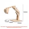 DIY Wooden Hydraulic Excavator Model, Children's Toy, Wooden Handmade Materials, Scientific Experiment, Steam Small Maker