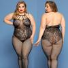 Sexy Lingerie Women Body Underwear Plus Size Halter Bodysuit Open Crotch Bodystocking Nightwear Erotic Lingerie Porno Costumes