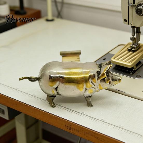 Pig Tape Measure 1/2/3Pcs Vintage Portable Metal Retractable Measuring Tailor Sewing Cloth Weight Loss Body Measurement Ruler Accessories