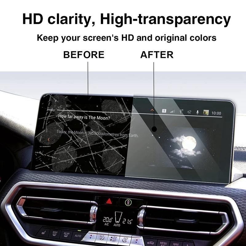 For -BMW G05 X3 G02 X4  12.3-Inch Car GPS Navigation Touchscreen Protector Center Display Tempered Glass Film