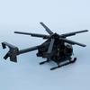 Little Bird Helicopter AH-6 MH-6 Aircraft Assembly Model MOC Building Block Toy Military Series Display Piece Children's Gift