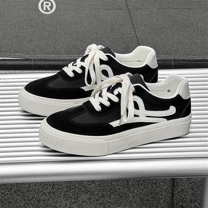 Fashion Men Vulcanized Shoes 2025 New Red Casual Platform Sneakers Vintage Sports Fashion Skateboard Shoes Flats Tennis Tenis Masculino