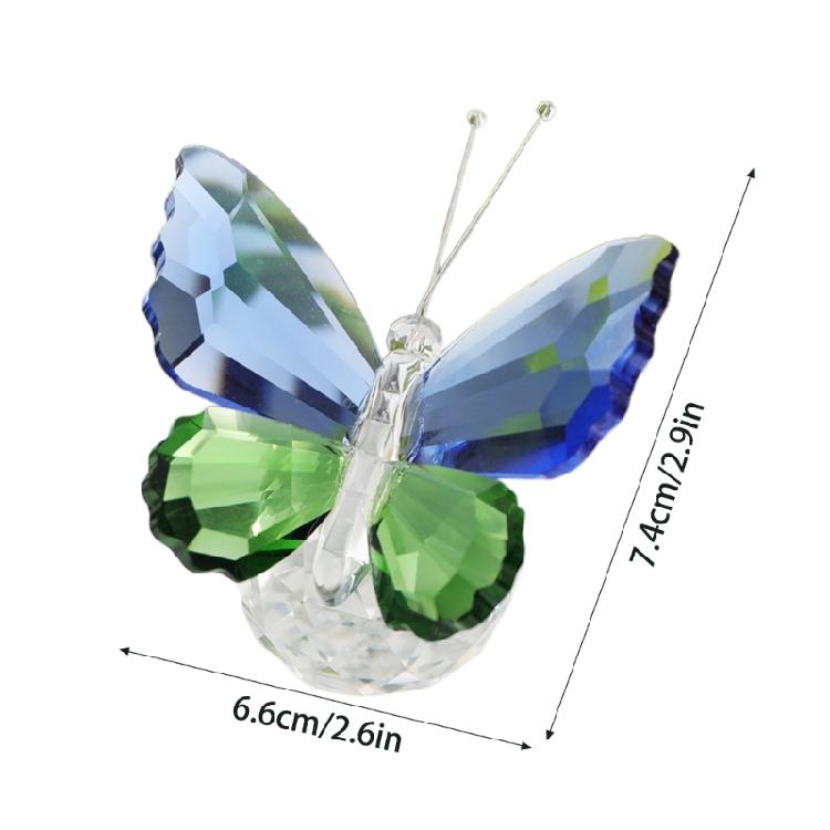 Crystal Crafts Butterfly Simulated Insect Sculpture Butterflies Jewelry for Room