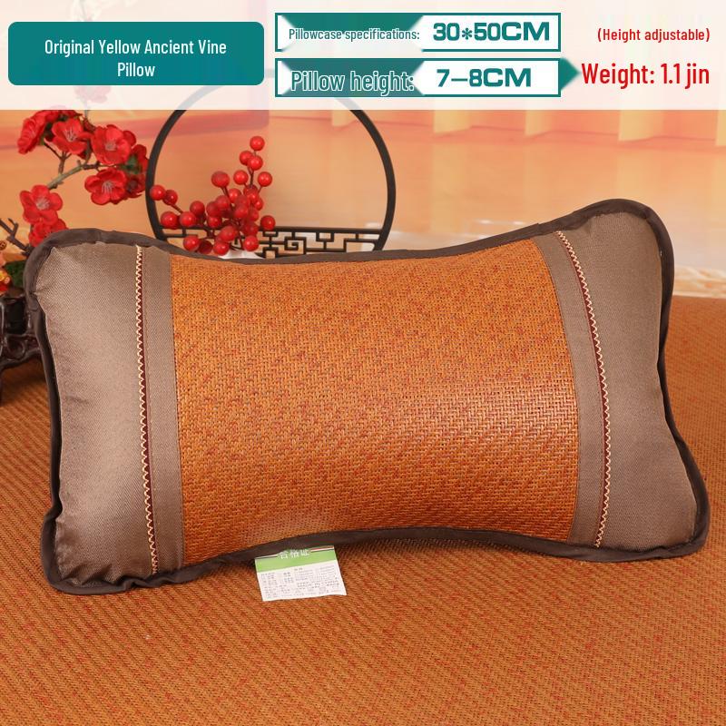 2026 Ice Silk Cooling Pillow: Summer Bamboo Neck Protection Mat with Free Shipping