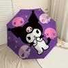 1PC Kuromi Skulls Umbrella-8-Rib Reinforced, Automatic Open, Lightweight & Durable, Cute Fashion Accessory for Outdoor-P2704