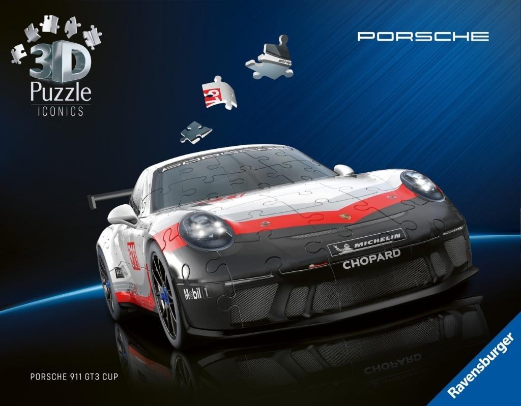 Puzzle 3D Iconics Porsche 911 Gt3 Cup 108El