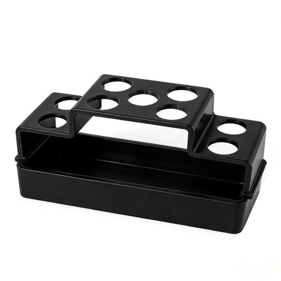 Scallion Planter Hydroponic Soil-Free Regeneration Planter Multi-Slot Scallion Regrowth Planter for Kitchen Countertop Window Sill Balcony чёрный