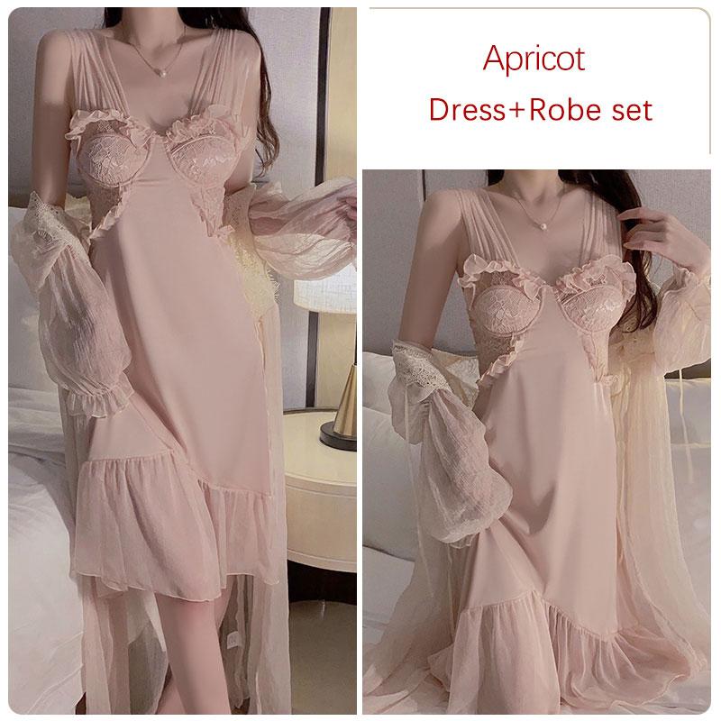 

Осенне-зимняя женская пижама с подтяжками, сексуальная спинка, кружевные накладки на грудь, стальные кольца, пуш-ап, женский комплект L