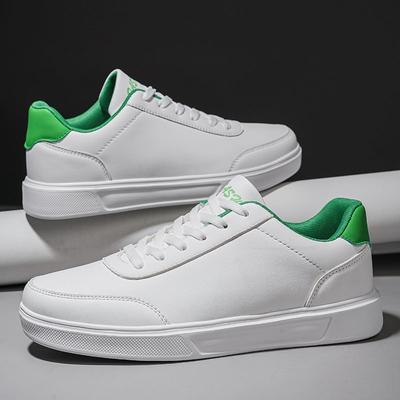YRZL Men White Shoes Couple Casual Skateboard Shoes Comfortable Sneakers Lightweight Walking Women Tenis Shoes Plus Size 36-46
