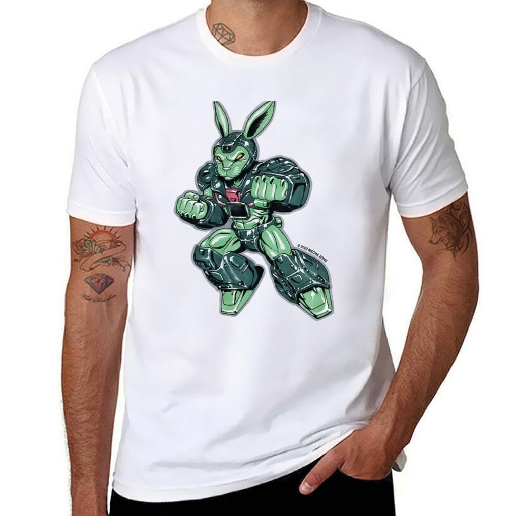 Warrior Rabbit Tshirt Big Size Loose Fit Tee Shirt
