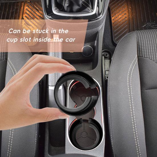 Car Cup Holder Adjustable Caliber Structure Sturdy Anti-Slip Buckle No Tools Installation Holder