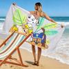 PAW Patrol2 Print Beach Towel, Large Soft Quick Dry Towel for Beach Camping Swimming