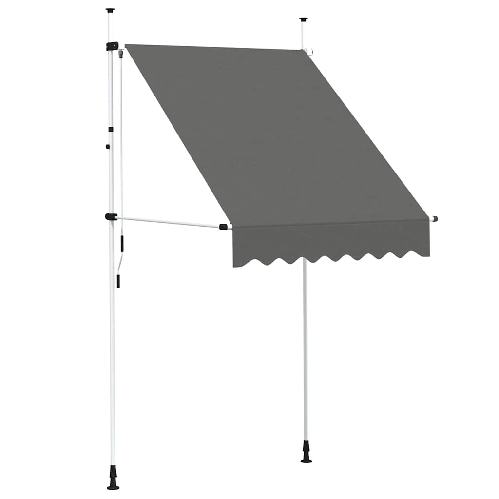 Manual Retractable Awning 150 Cm Anthracite