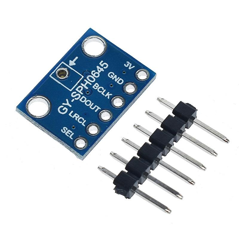 1Pc Gy-Sph0645Lm4H I2S Mems Microphone Breakout Sensor Board Module Sph0645Lm4H Microphone Module 1.6-3.6V For Raspberry Pi