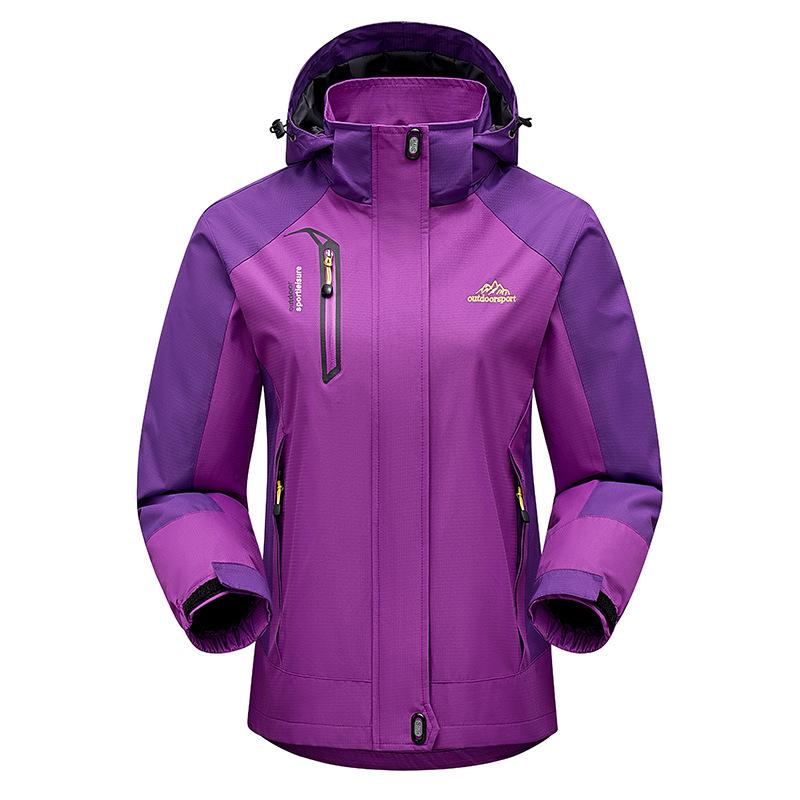 Outdoorjacke Neue Jacke Mantel Bergbekleidung Kapuze Dreifach geschützt Herbst und Winter Wind- und Wasserdicht