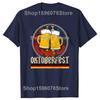 Oktoberfest Vintage Retro German Flag Munich Bavarian O-Neck Cotton T Shirt Men Women Casual Short Sleeve Tee Shirt
