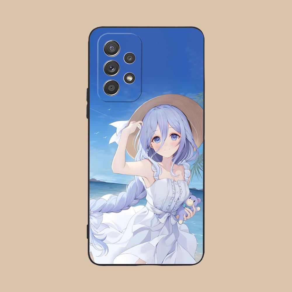 Date a Live Mio Takamiya Matte TPU Mobile Phone Case for Samsung Galaxy A56 55 54 53 52 51 36 35 34 23 16 15 5G Colorful Cover