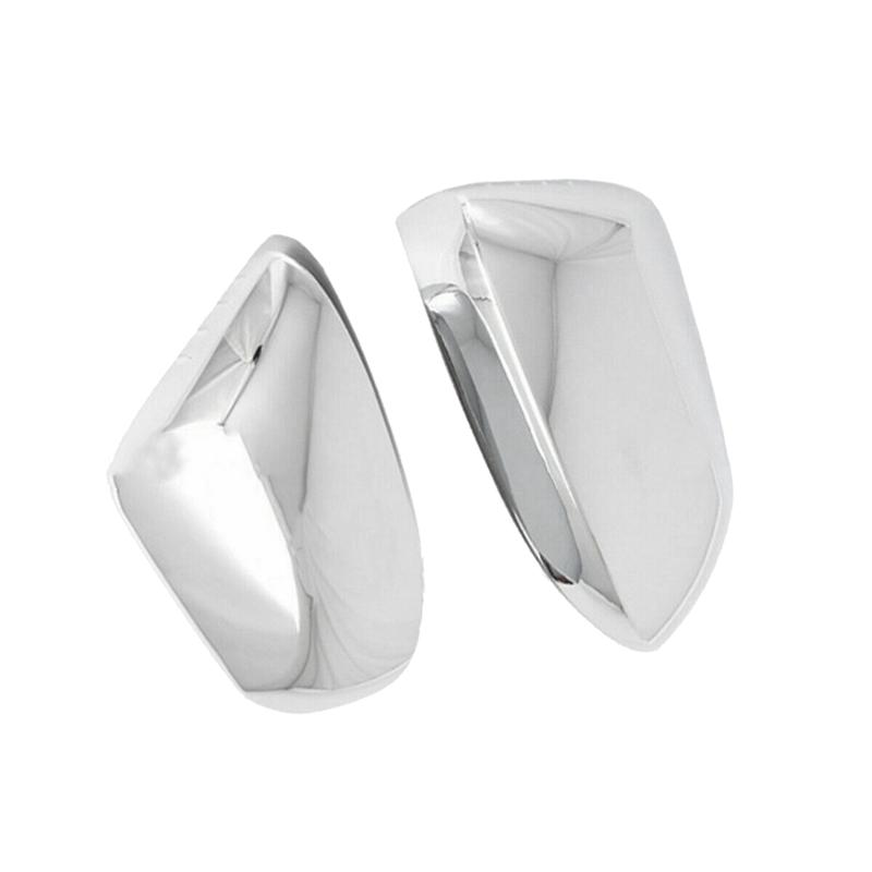 1 Pair Chrome Side Door Rearview Mirror Cover Trim Cap Car Accessories Silver For Toyota Corolla -