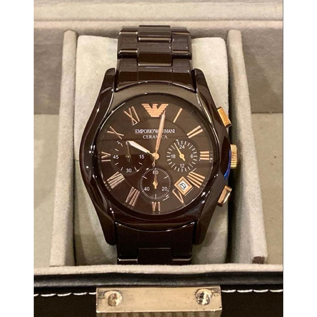 Used EMPORIO ARMANI Emporio Armani Chronograph Watch Brown
