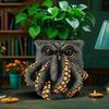Creative Resin Flower Pot - Tiger Snake Seven Star Ladybug Octopus Planting Container Home Decorative Animal Shaped Planter