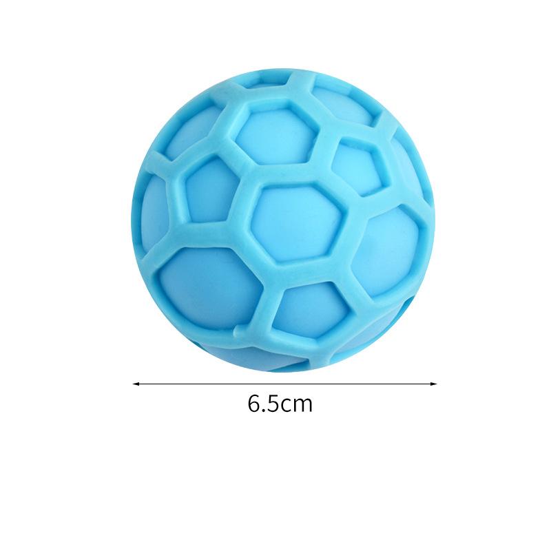 Kids Childrens Colorful TPR Vent Ball Squeeze Fidget Toy Safe Soft Anti-Stress Anxiety Relief Sensory Ball Decompression Plaything for