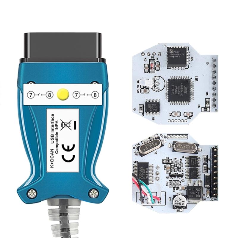 K DCAN Car Diagnostic  FT232RL with Switches USB Interfaces Cable OBD2 Tool K Line K Line Cable