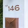 Rusty Metal Address Numbers Letters Vintage Outdoor Decor