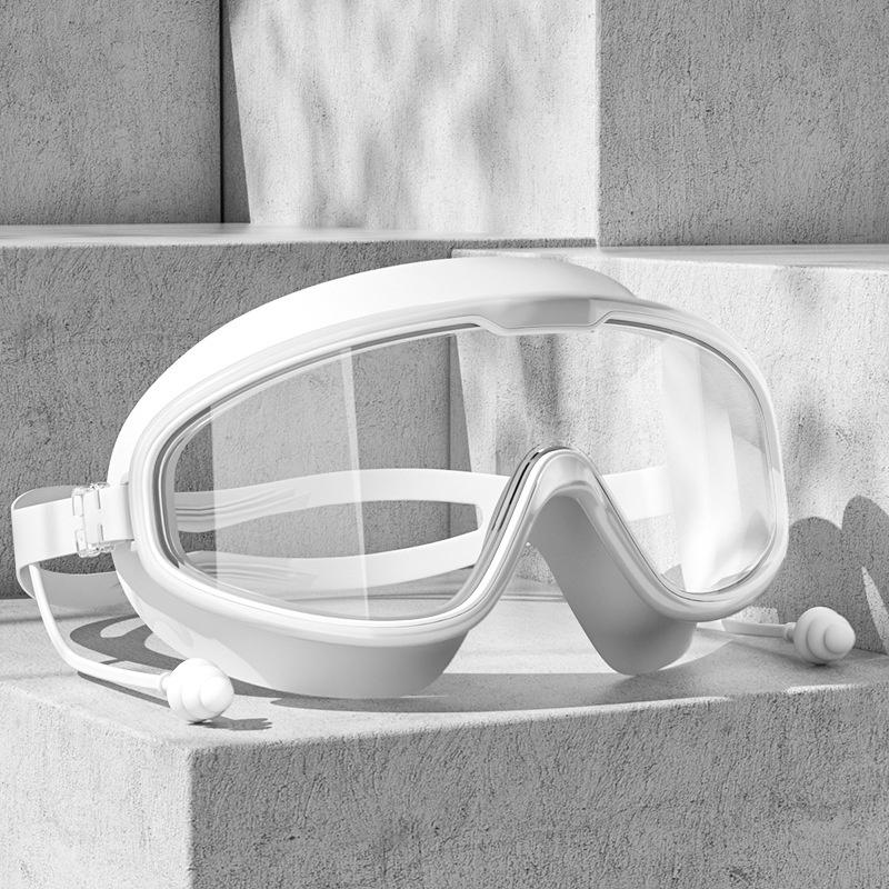 Adult And Children S Large Frame High-Definition Waterproof And Anti Fog Diving Goggles Adult version