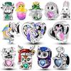 Cute Colorful Animal Charm Pendants 3mm Bracelet Necklace DIY Jewelry Making Gifts for Women
