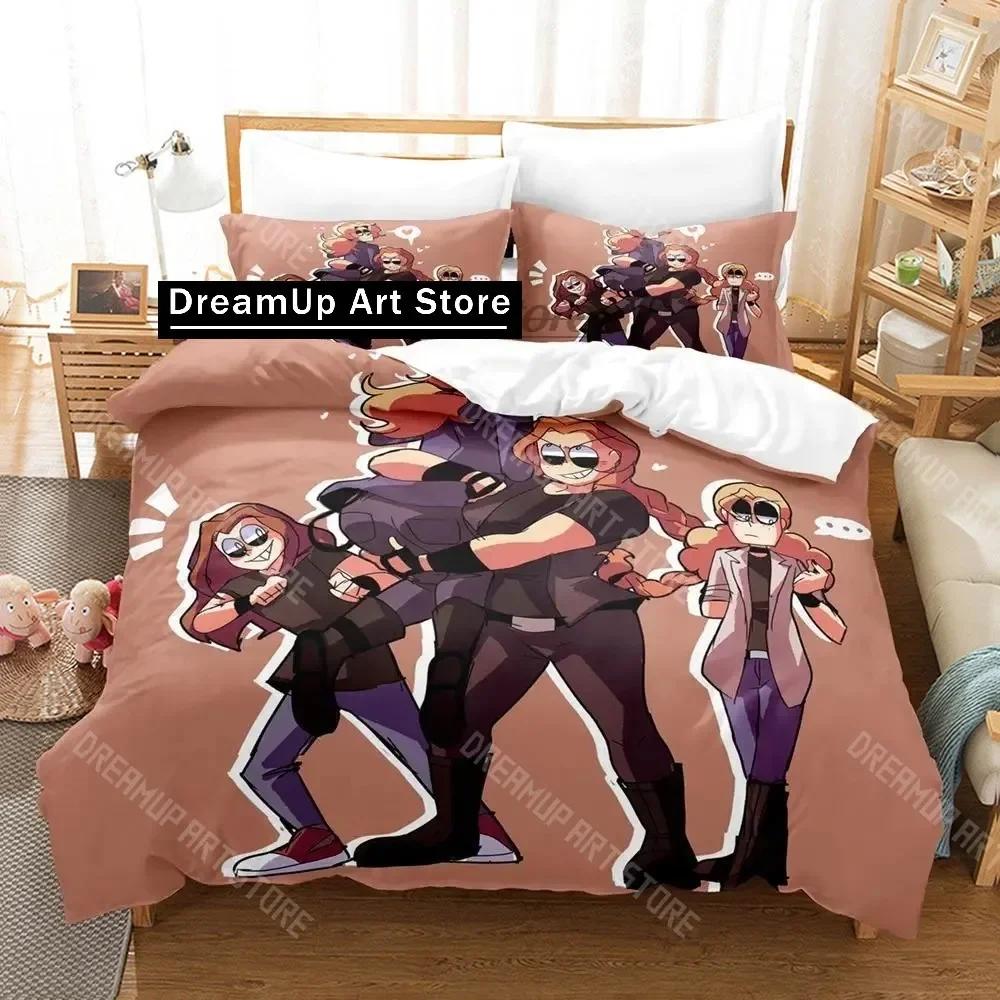 3D Print Metal Family Anime Game Fashion Bedding Set Single Twin Full Queen King Size Bed Set Adult Kid Bedroom Duvetcover Sets